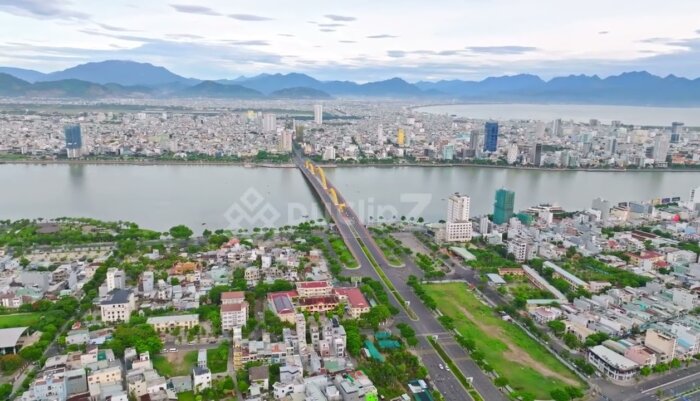 Vietnam Video - Elegant Drone Flyover of Da Nang’s Coastal Landscape in 4K Resolution