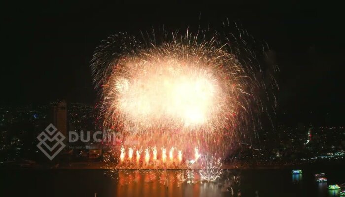 Spectacular 4K Drone Footage of Da Nang Fireworks Festival Night | Da Nang Video