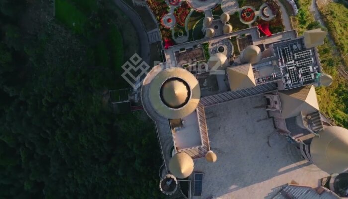 Golden Hour Drone Shots Highlighting Ba Na Hill’s French Castle