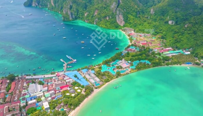 Cinematic Drone Journey Over Koh Phi Phi’s Crystal Clear Waters | Koh Phi Phi Video