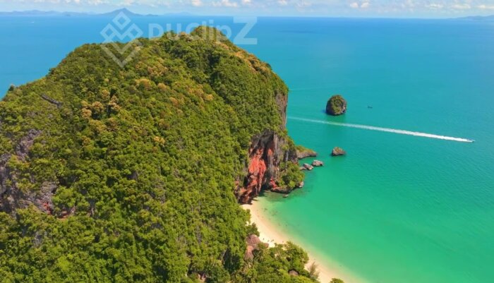 Cinematic Flycam Journey Over Krabi’s Tropical Islands and Sea | Krabi Drone Footage