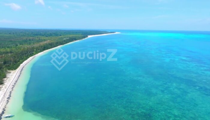 Serene Aerial Shots of Balabac’s Pristine Blue Waters | Balabac Free Drone Footage