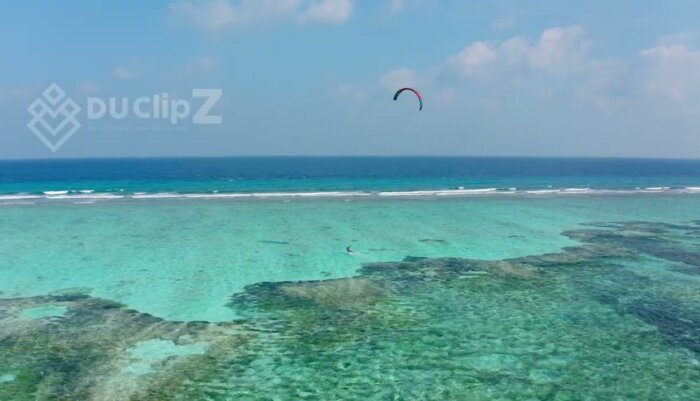 Maldives Drone Footage - Maldives Beach and Sandbanks on a Sunny Day