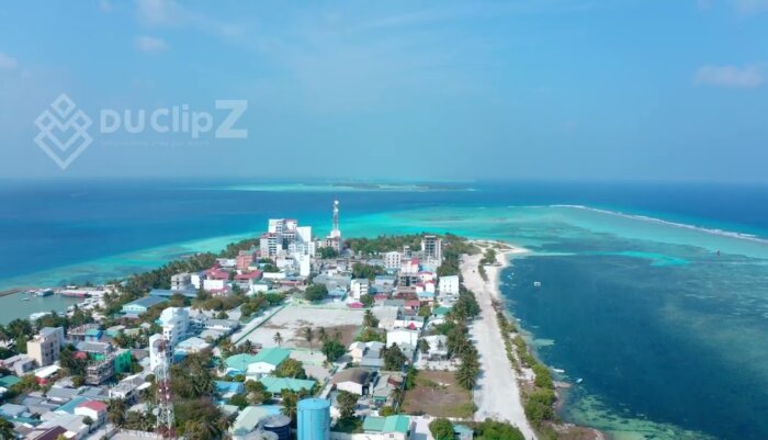 Maafushi Island Maldives with Stunning Drone
