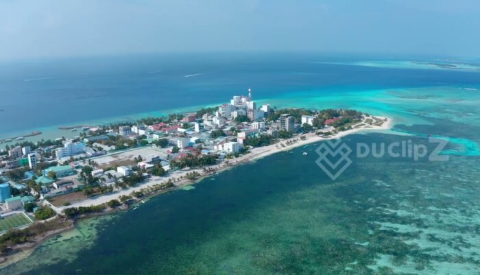 Maafushi Island Maldives with Drone