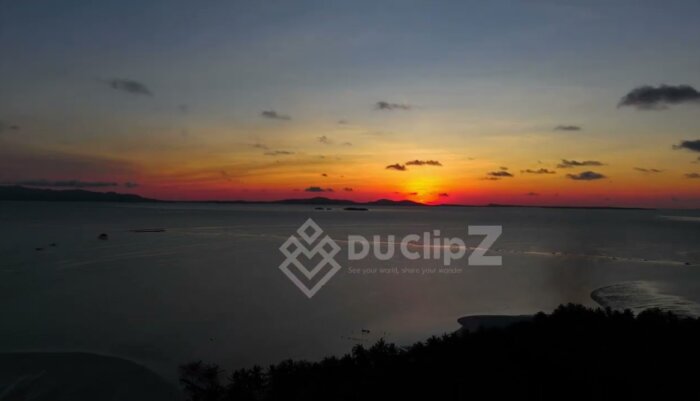 Balabac 4K Sunset Timelapse: Aerial Serenity Over Balabac’s Clear Waters and Sandy Islands