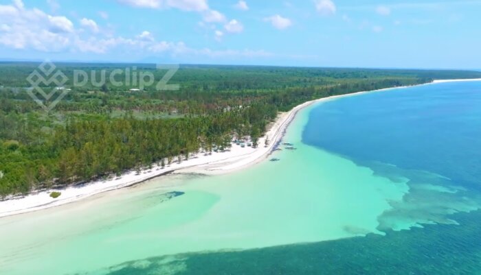 Smooth Drone Flight Over Balabac’s Stunning Blue Ocean and Isles
