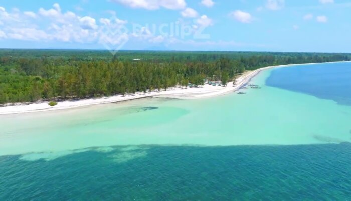 Balabac Video - Drone Views of Balabac’s Vibrant Blue Ocean and Island Sands